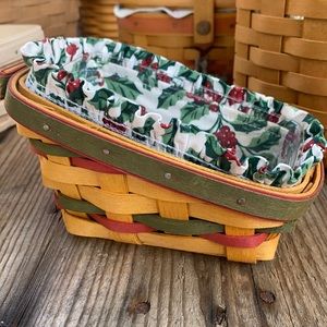 Longaberger Santa's helper basket